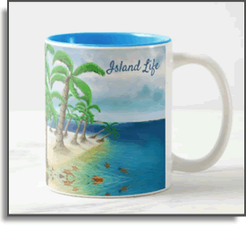 Bocas Del Toro Beaches - Island Art by Yotigo Mug
